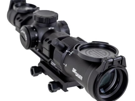 Sig Sauer SPR Rifle Scope 1-4x24mm 30mm SFP Hellfire FL-4 Illum. Black with Mount