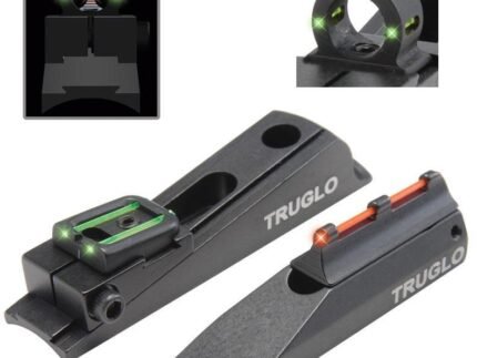 Truglo Muzzleloader-Brite Universal Sight Set Interchangeable Rear Ghost Ring & Notched Rear Sight
