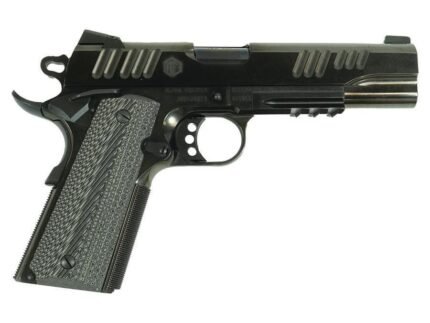 Alpha Foxtrot AF1911 70 Series Handgun .45 ACP 8rd Magazine 5" Barrel Black Novak Sights Polished Finish