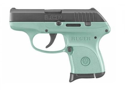 RUGER LCP 380ACP BL/TURQUOISE 6+1